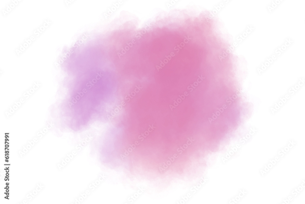Purple-Pink Cloudy watercolor , use for a wedding, valentines and Mother’s Day card, poster backdrop, and other illustrations work
