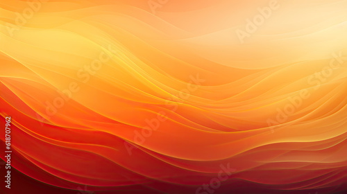 abstract background with waves, Ombre watercolor autumn backgrounds, sunrise shades ombre, gradient blur, creative wallpaper, Generative Ai