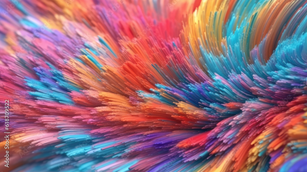 fractal background created with Generative AI Technology