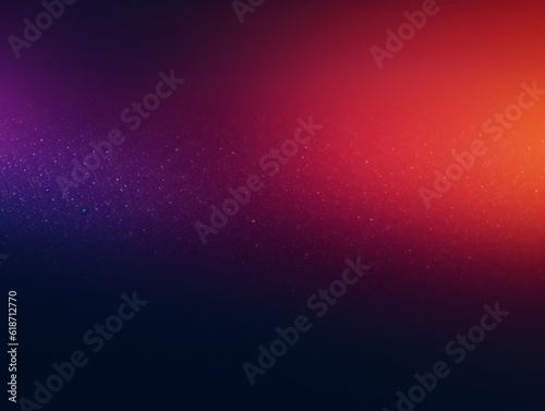 Illuminating Red  Orange  and Purple Captivating Noise Texture Effect Dark Grainy Gradient Abstract Background generative ai