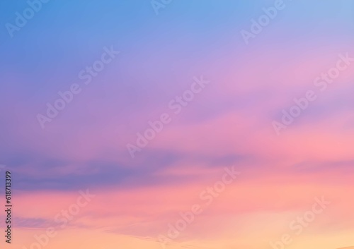 ドラマチックで美しい夕日のカラフルな雲と空 © sky studio