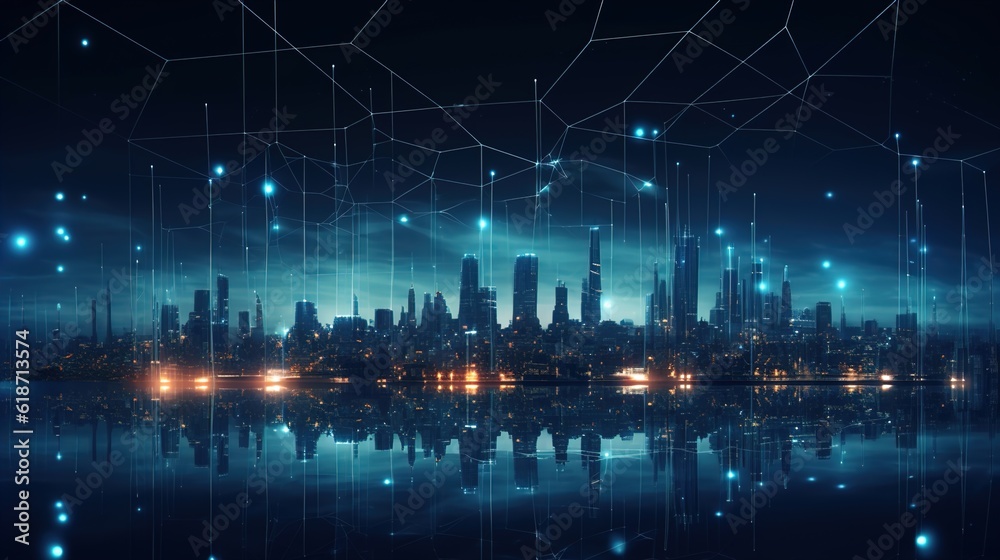 urban architecture, cityscape with space and neon light effect. Modern hi-tech, science, futuristic technology concept. urban architecture, cityscape with space and neon light effect. Modern hi-tech, science, futuristic technology concept.