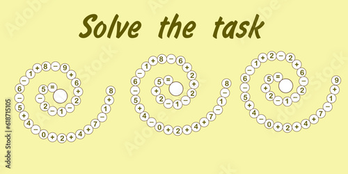 Activity sheet template for mathematics, counting to 10, additional education