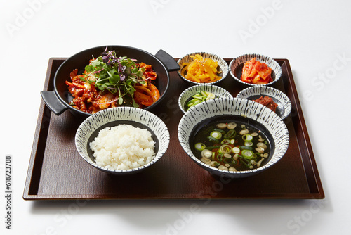 Various side dishes and food, Korean food