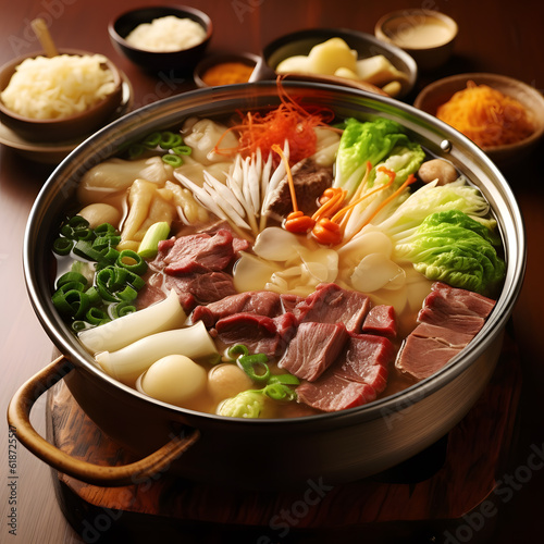 Korean traditional homemade delicious food with kimchi, food, meat, fish, fresh, egg, restaurnat, meal, menu, photo