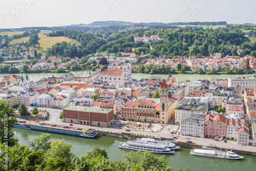 view on the old town of Passau Germany