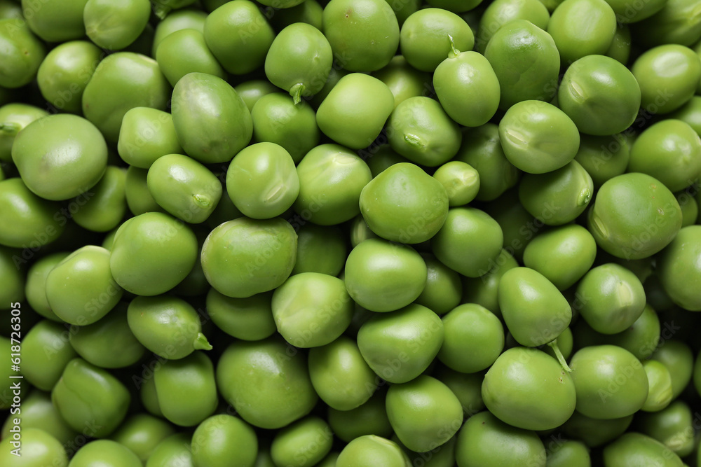 Texture of fresh green peas as background Texture of fresh green peas as background
