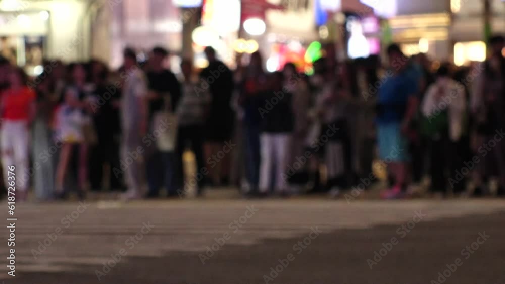 SHIBUYA, TOKYO, JAPAN : Time lapse shot of crowd of people walking at Shibuya crossing at night. Busy crowded downtown area in Tokyo. Japanese people and urban city nightlife concept 4K video. SHIBUYA, TOKYO, JAPAN : Time lapse shot of crowd of people walking at Shibuya crossing at night. Busy crowded downtown area in Tokyo. Japanese people and urban city nightlife concept 4K video.