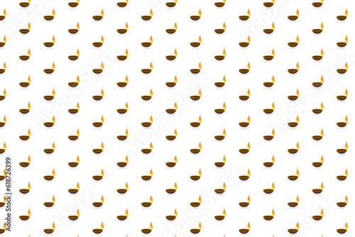 Diwali Diya Pattern For Diwali Decoration