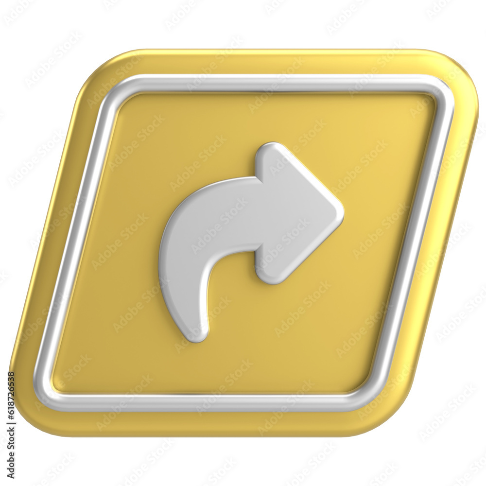 Share button. Share icon. 3D illustration. Share button. Share icon. 3D illustration.