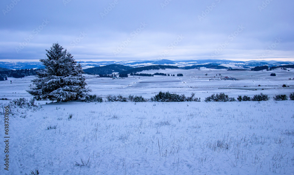 Winter in the mountains