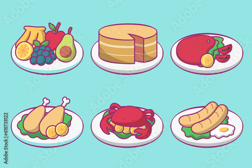 Breakfast brunch set