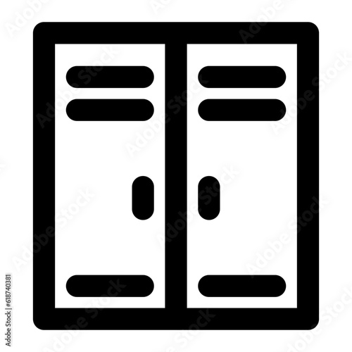 locker line icon