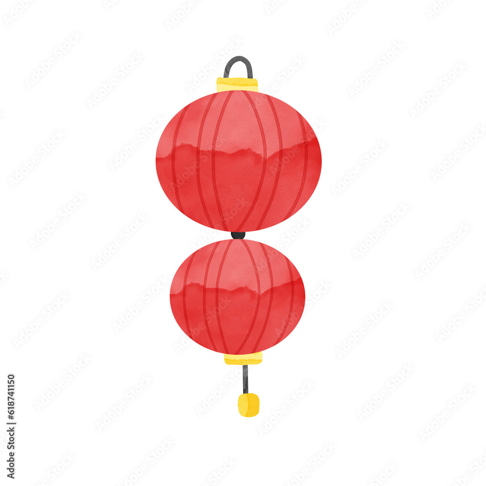 Obraz premium Rad lamp in happy dragon festival