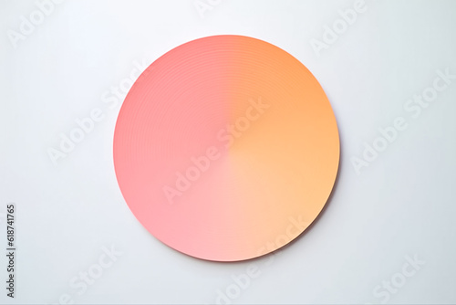 Circle paper multicolored abstract for background. Colorful Paper Droplets. Generative AI.