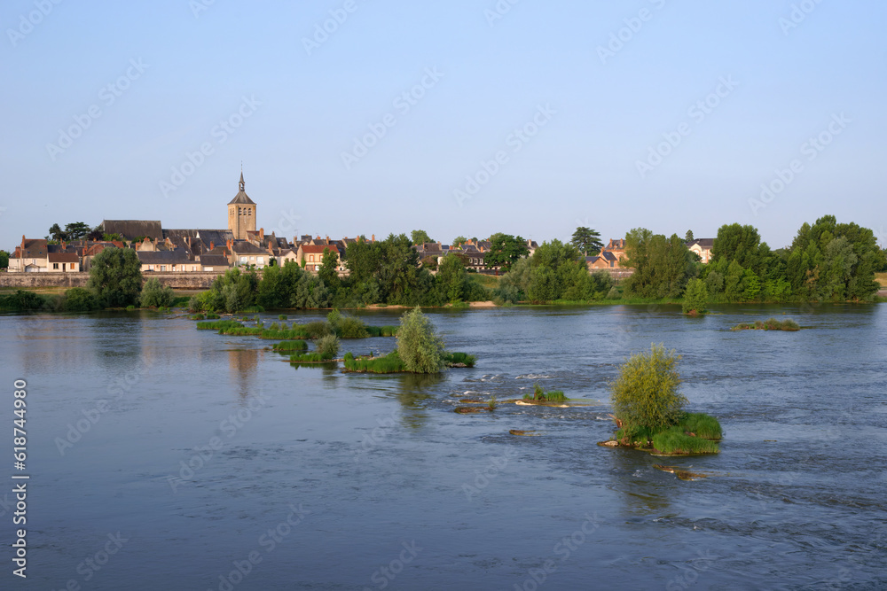 Jargeau village in the Loire valley