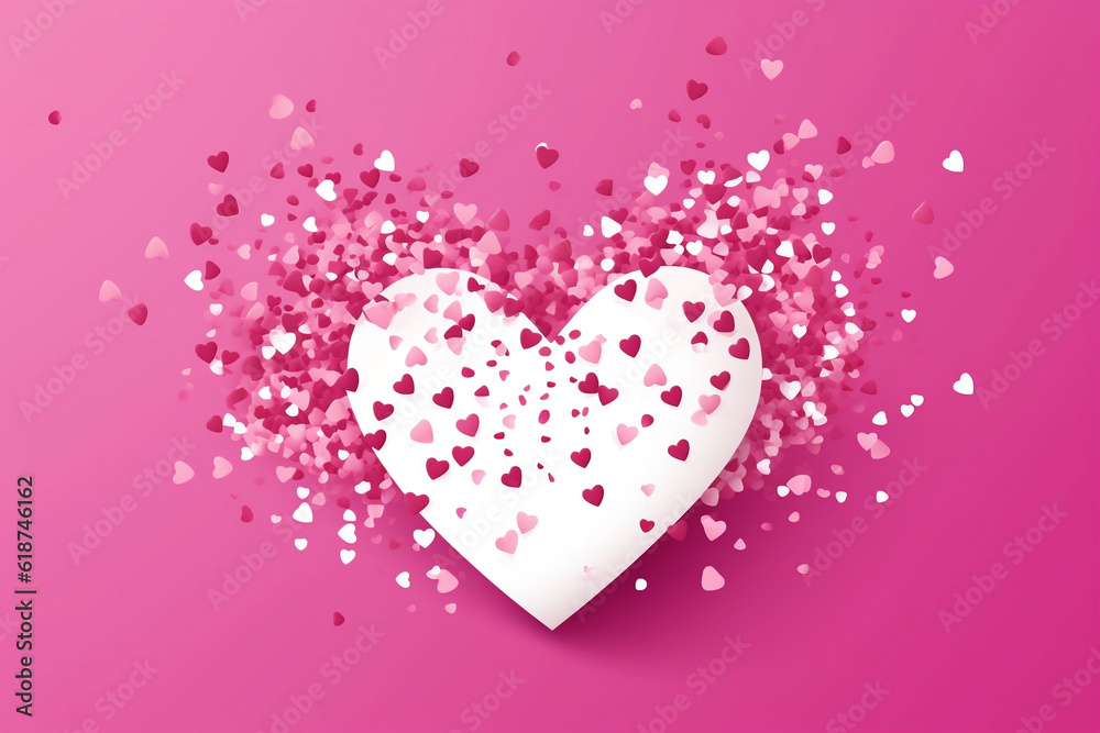 pink valentine background