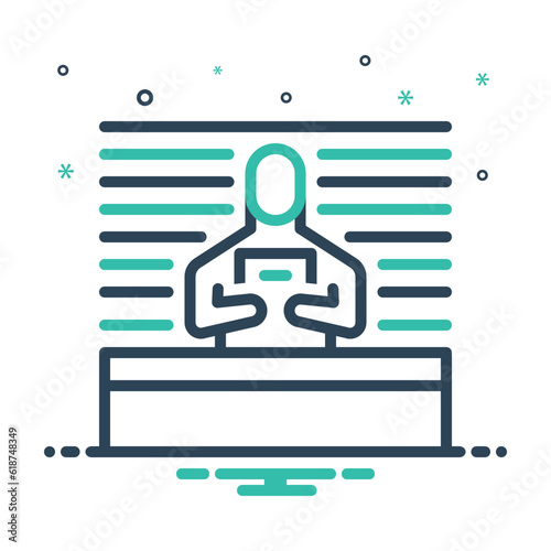 Mix icon for suspect