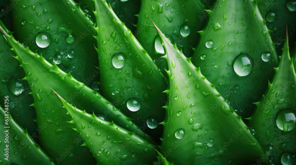 Background of Aloe Vera Leaf , HD, Decorate with water drops, Background Wallpaper, Desktop Wallpaper , Generative Ai Background of Aloe Vera Leaf , HD, Decorate with water drops, Background Wallpaper, Desktop Wallpaper , Generative Ai