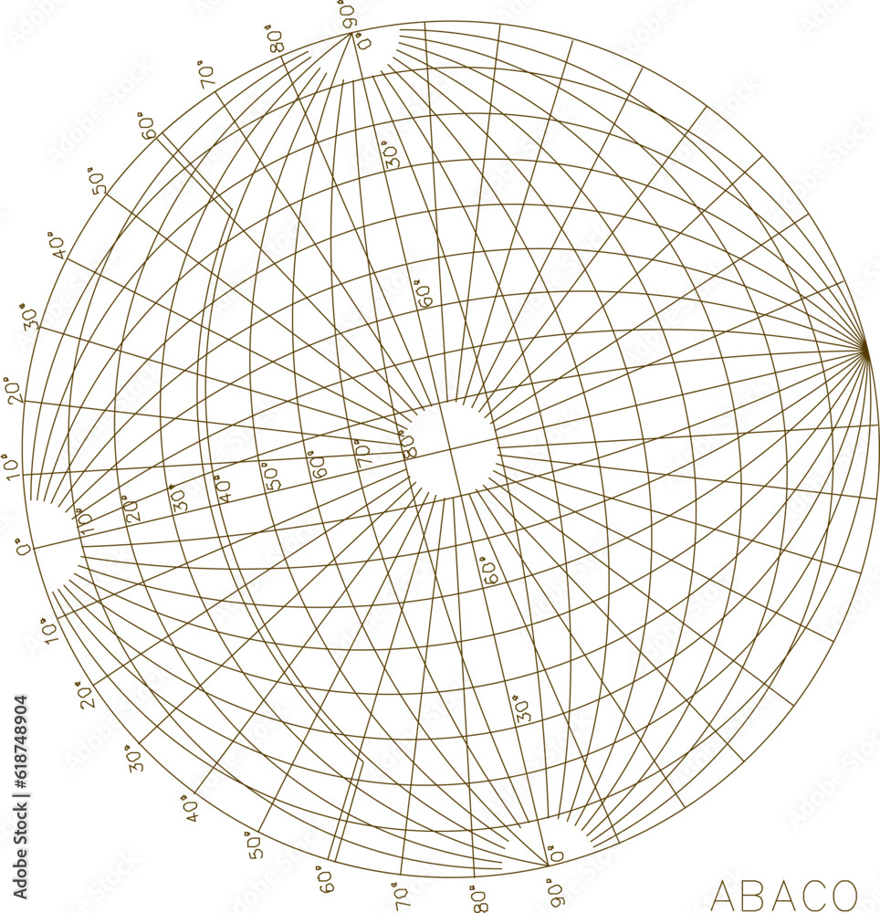 Polar proyeccion design vector illustration sketch Polar proyeccion design vector illustration sketch