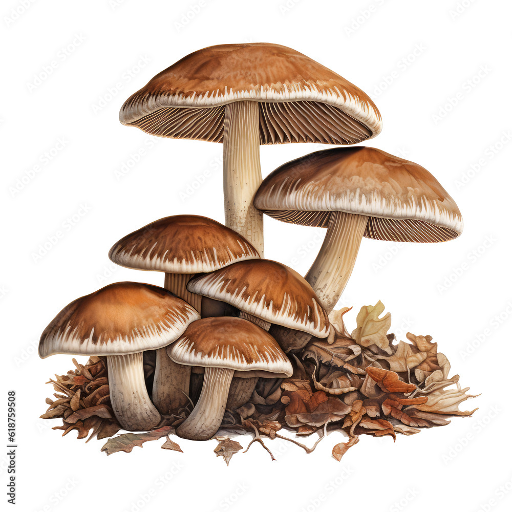 healthy mushrooms isolated on white healthy mushrooms isolated on white