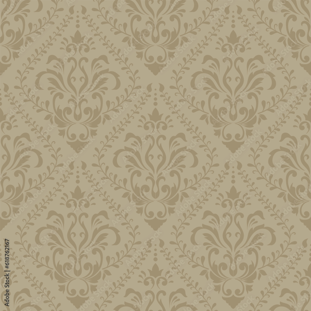 Vector damask seamless pattern for wallpaper Vector damask seamless pattern for wallpaper