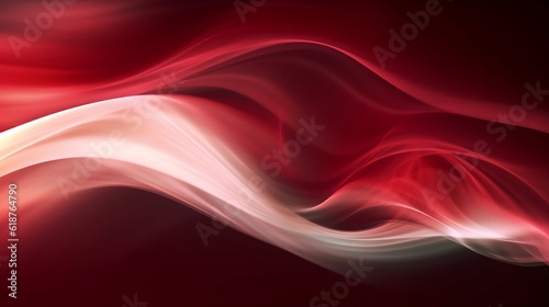 artificial intelligence Red and White abstract background, silk texture, for poster, website, banner, flyer, presentation etc