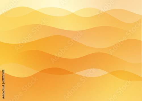 Papier peint 曲線や流れを感じる自然のイメージ　オレンジ