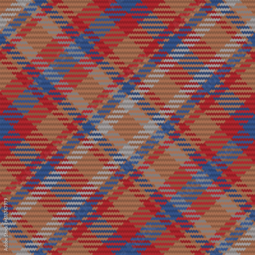 Seamless pattern of scottish tartan plaid. Repeatable background with check fabric texture. Vector backdrop striped textile print. © SolaruS