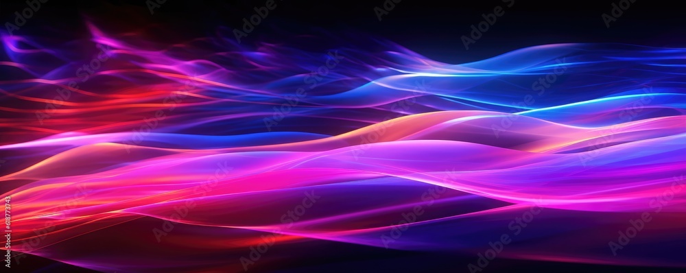 Abstract Neon Lights Motion Exposure Capture Background Abstract Neon Lights Motion Exposure Capture Background