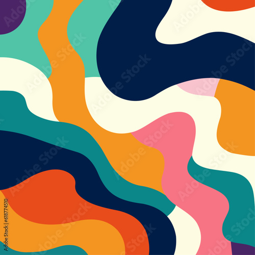 Stylish colorful vector abstract