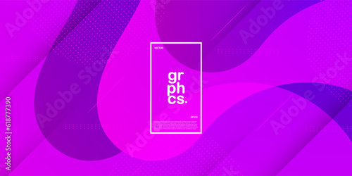 Modern premium purple violet background wave design template. Dynamic shape compotitions. Eps10 vector