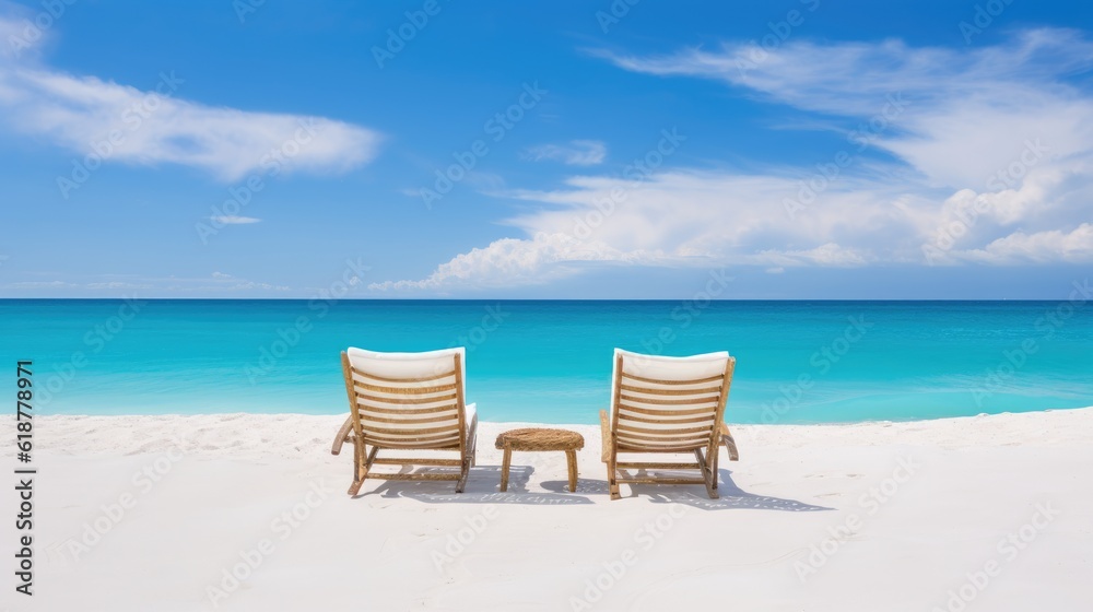 Beach Chair at the White Sand Beach