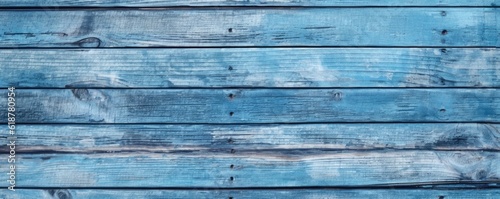 Natural Blue Wooden Plank Texture Background