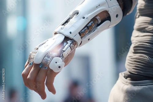 Bionic prosthetic arm photo