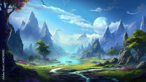 Fantasy Landscape Game Art