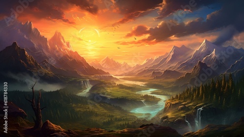 Fantasy Landscape Game Art