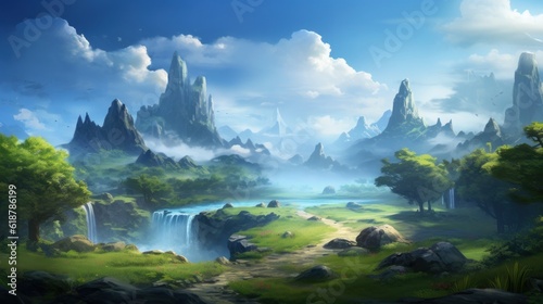 Fantasy Landscape Game Art