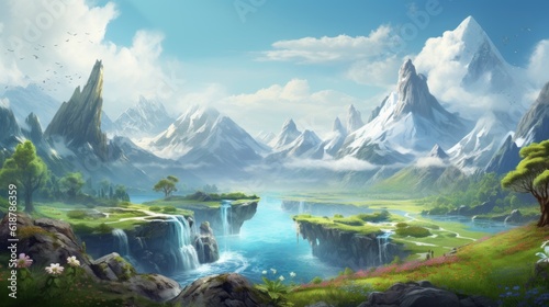 Fantasy Landscape Game Art