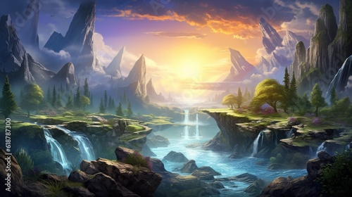 Fantasy Landscape Game Art