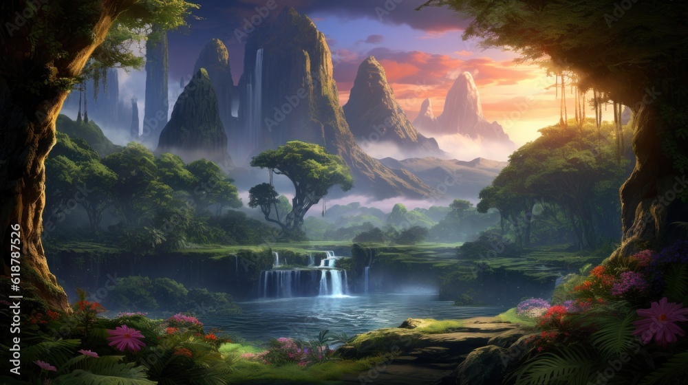 Fantasy Landscape Game Art Fantasy Landscape Game Art