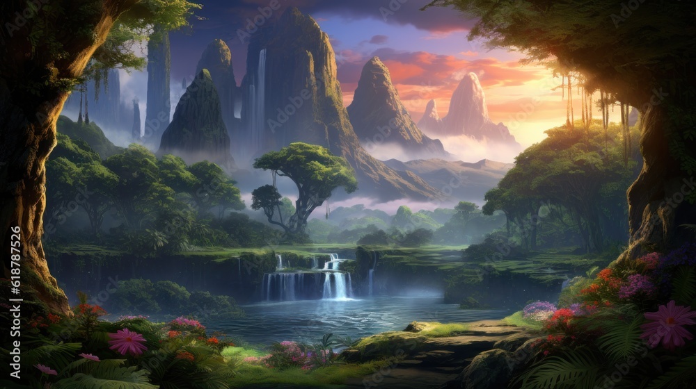 Fantasy Landscape Game Art