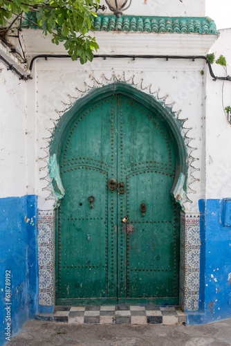 Typical doors in Arabian style in Morrocco © imagoDens