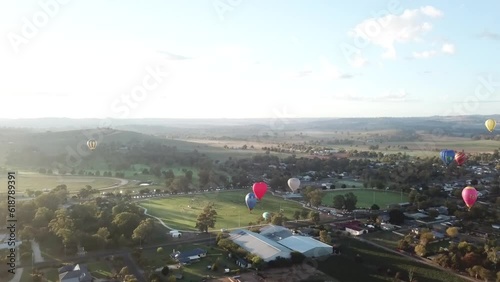 Balloon Challenge Aerial View photo