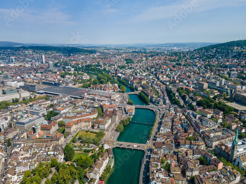 View over the Limmat in Zurich © Florian