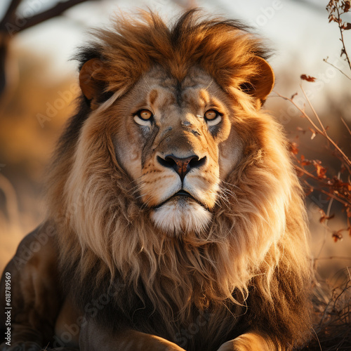 portrait of a lion © Markus