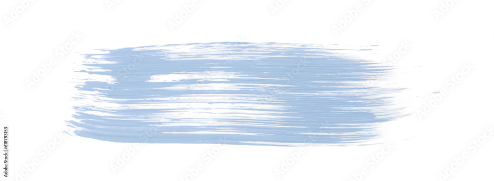 Blue paint brush stroke isolated transparent Blue paint brush stroke isolated transparent