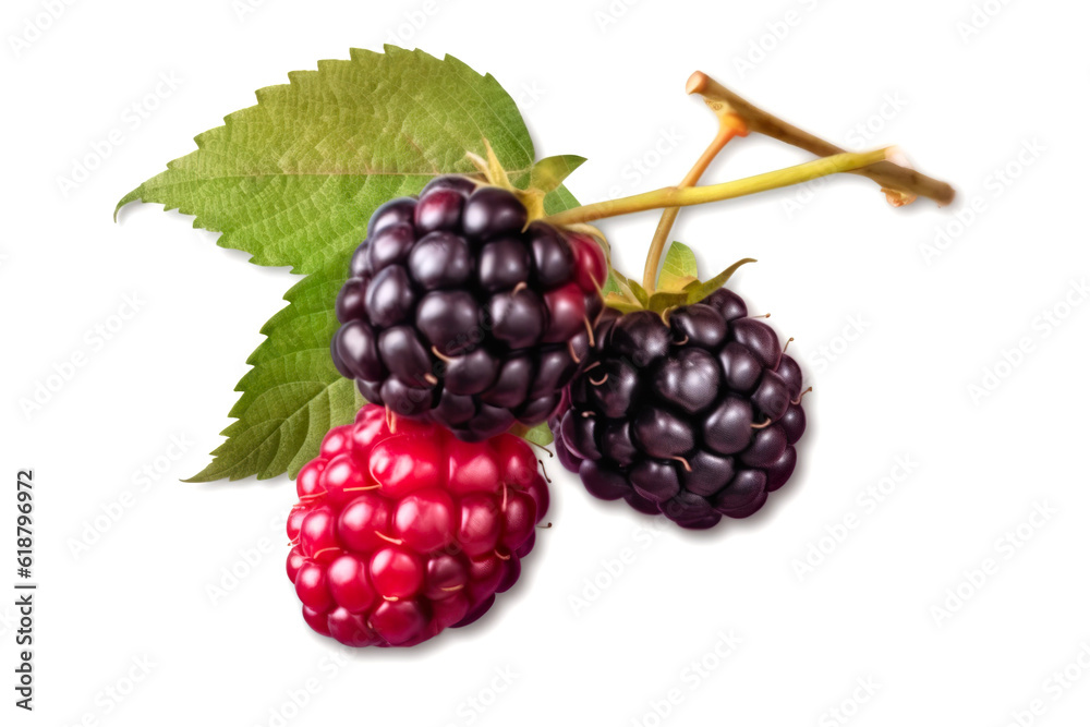 blackberry and raspberry blackberry and raspberry