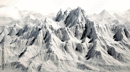 Mountain, Snow-covered,