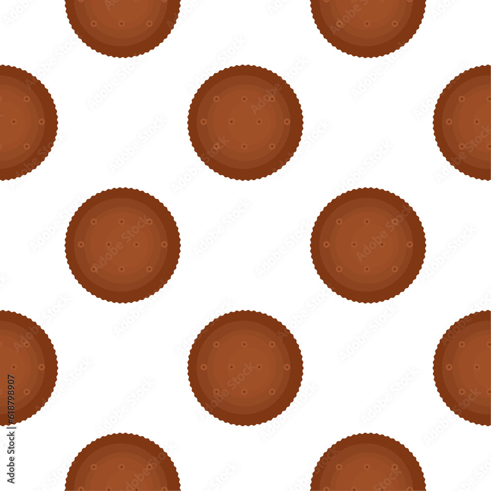 Fototapeta premium Pattern homemade cookie different taste in pastry biscuit